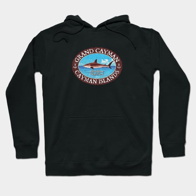 Grand Cayman, Cayman Islands, Caribbean Reef Shark Hoodie by jcombs